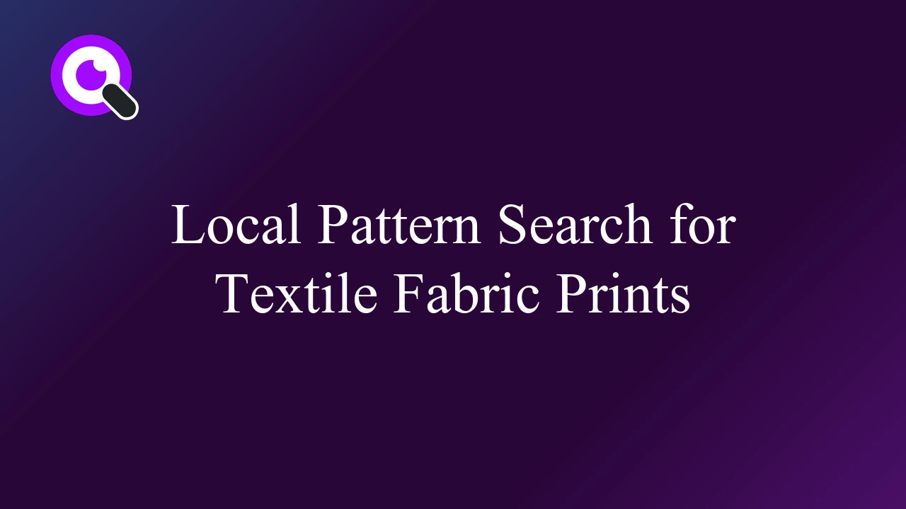 Local Pattern Search for Textile Fabric Prints